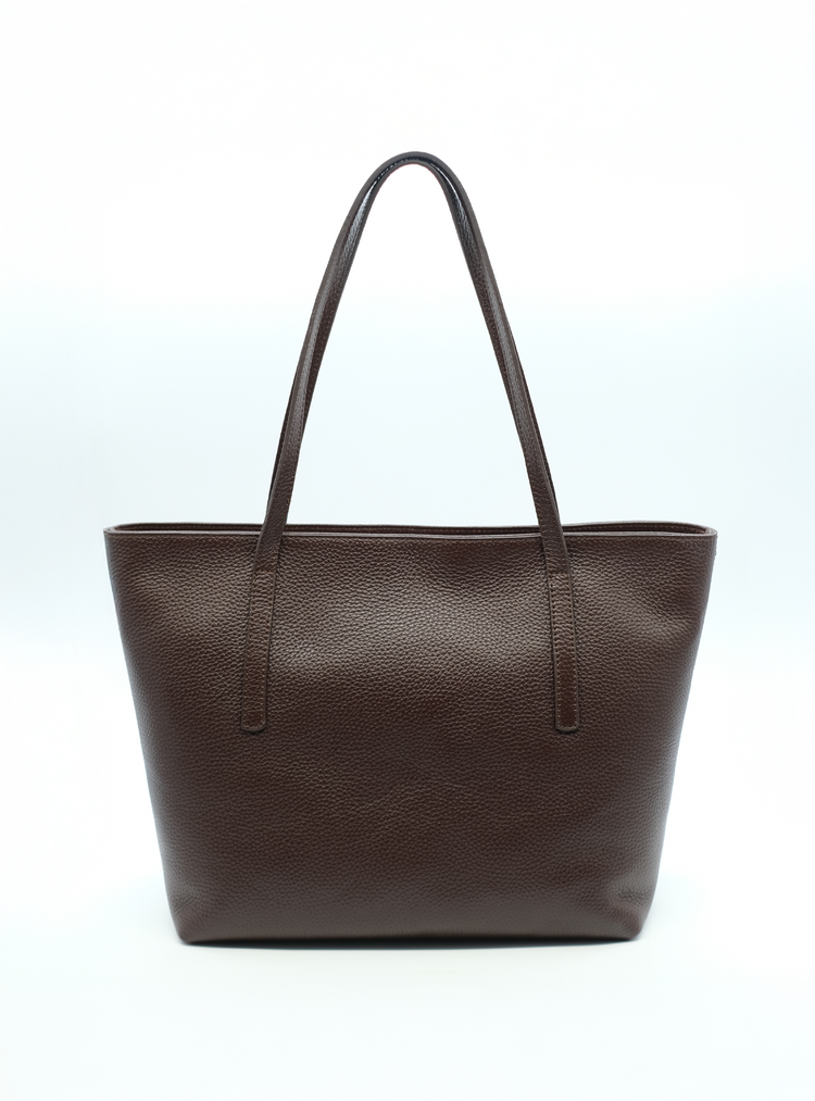 Hakiki Deri Kahverengi Kadın Omuz Çantası