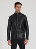 Men's Black Leather Jacket